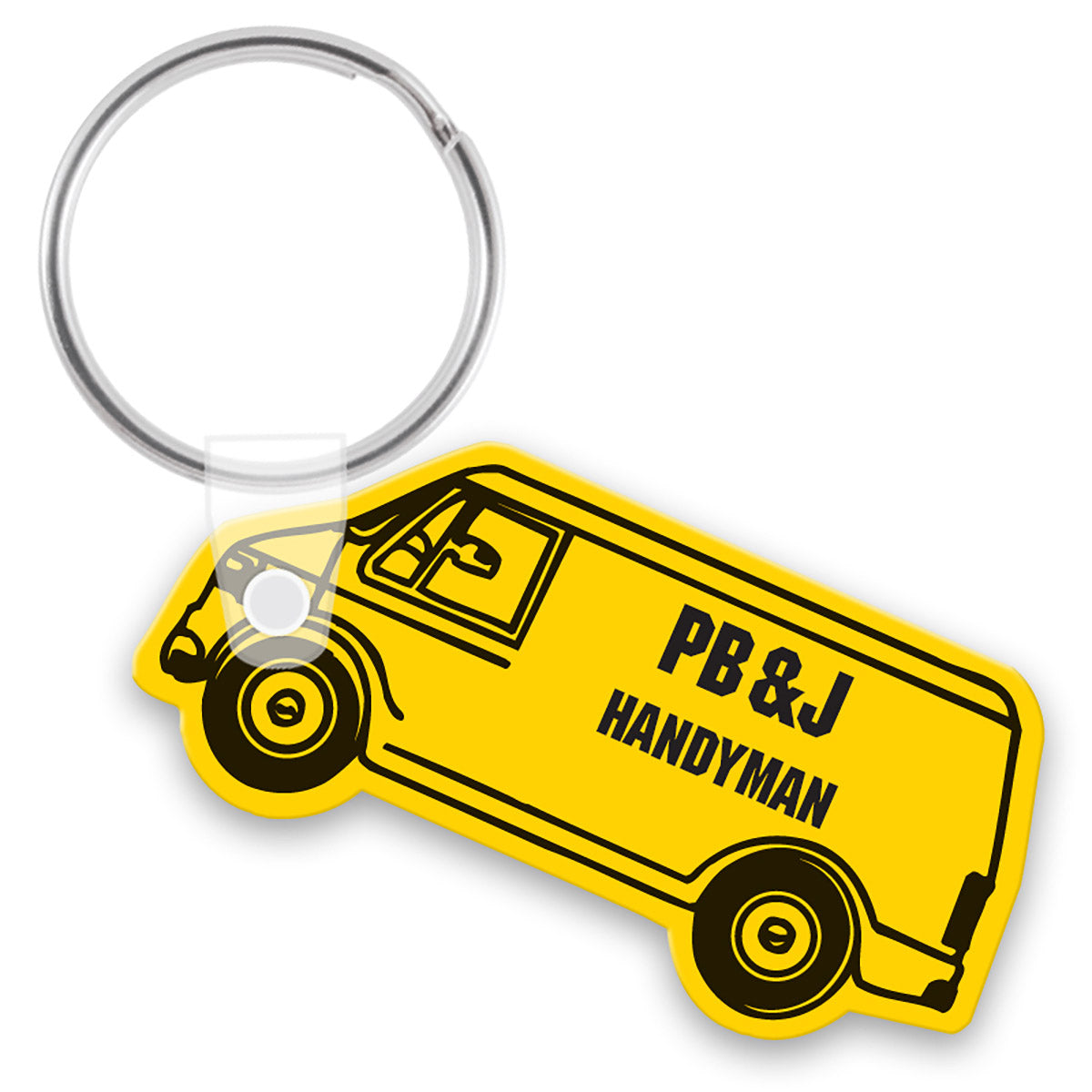 Service Van Vinyl Keychain