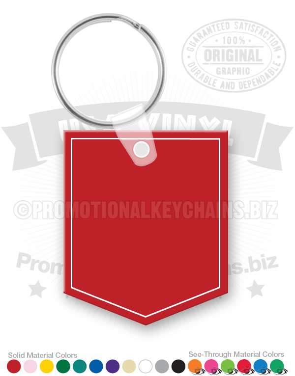 Shield Vinyl Keychain