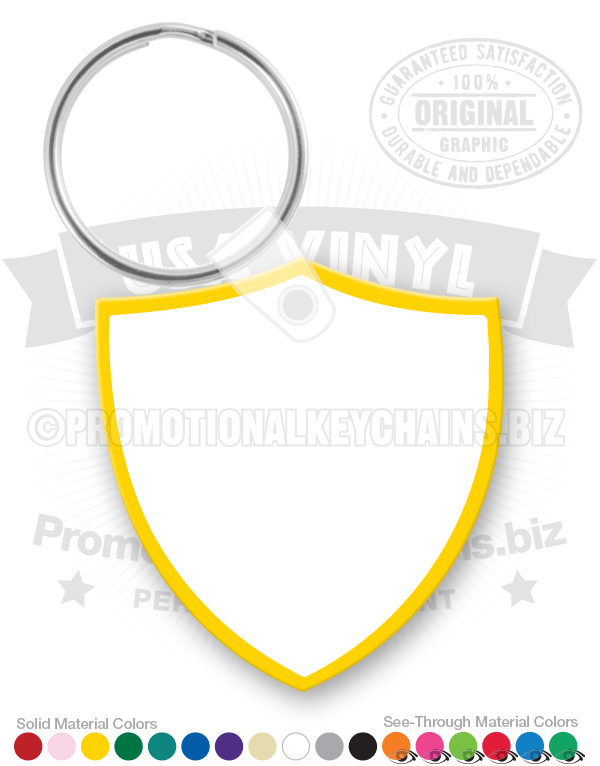 Shield Vinyl Keychain PK4319