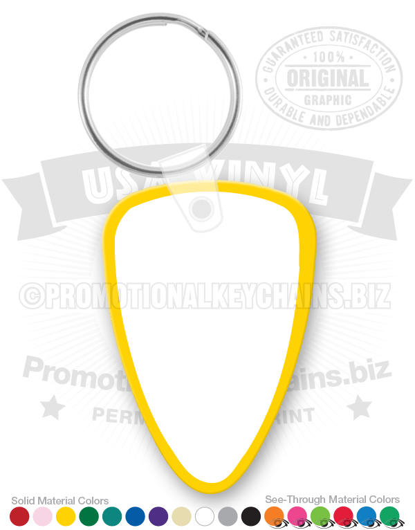 Shield Vinyl Keychain