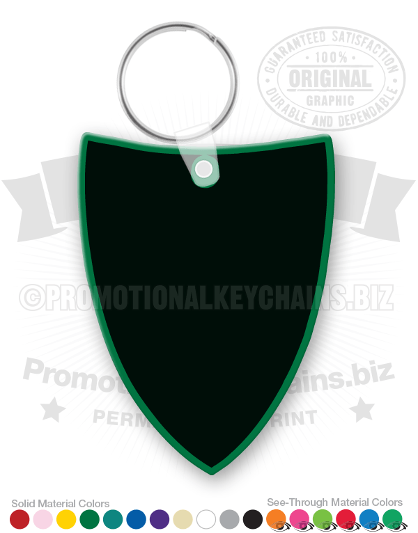 Shield Vinyl Keychain