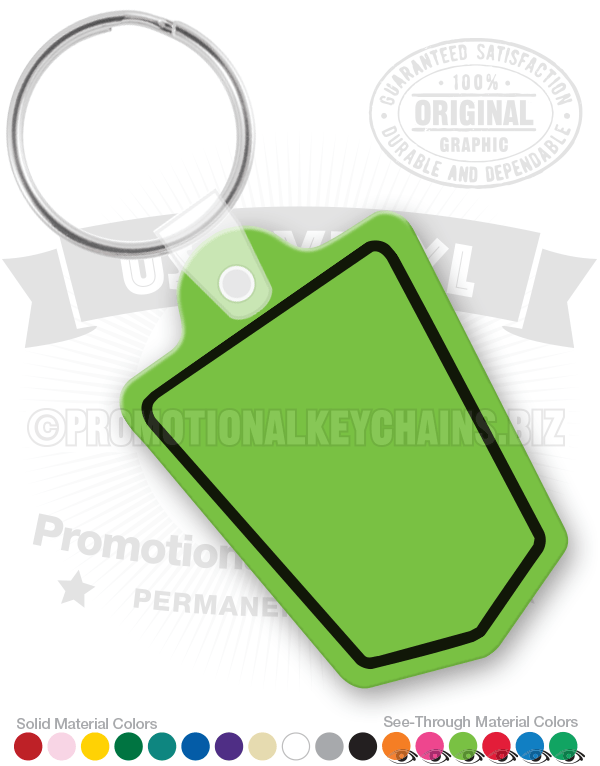 Shield Vinyl Keychain