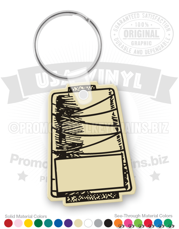 Spool Vinyl Keychain