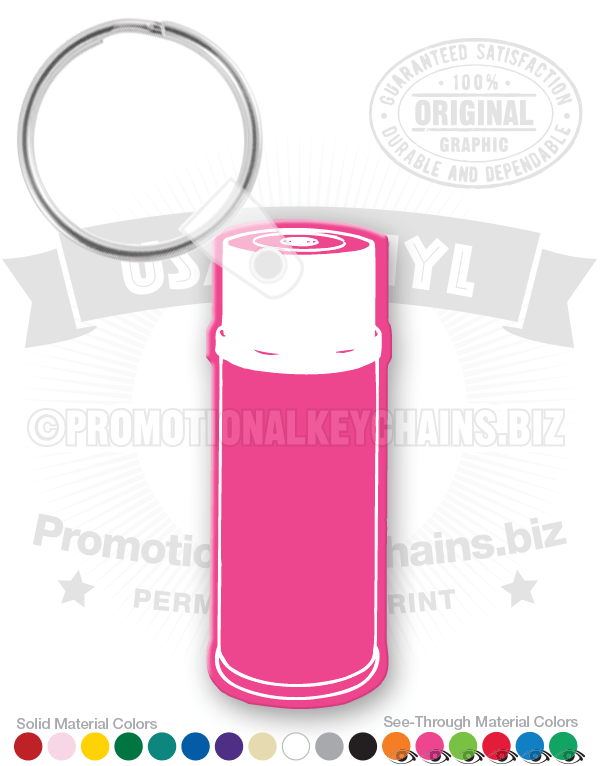 Spray Can Vinyl Keychain