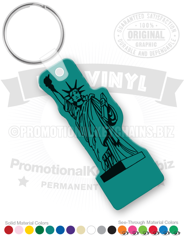 Statue of Liberty Vinyl Keychain
