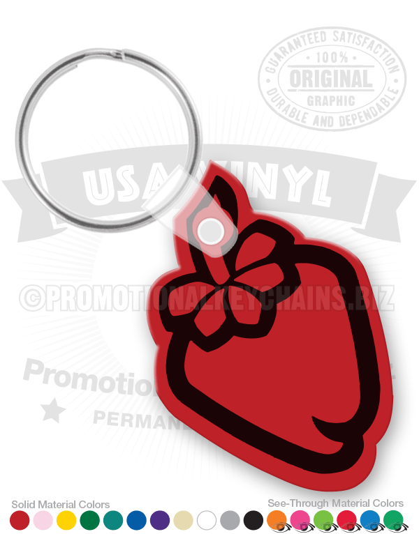 Strawberry Vinyl Keychain