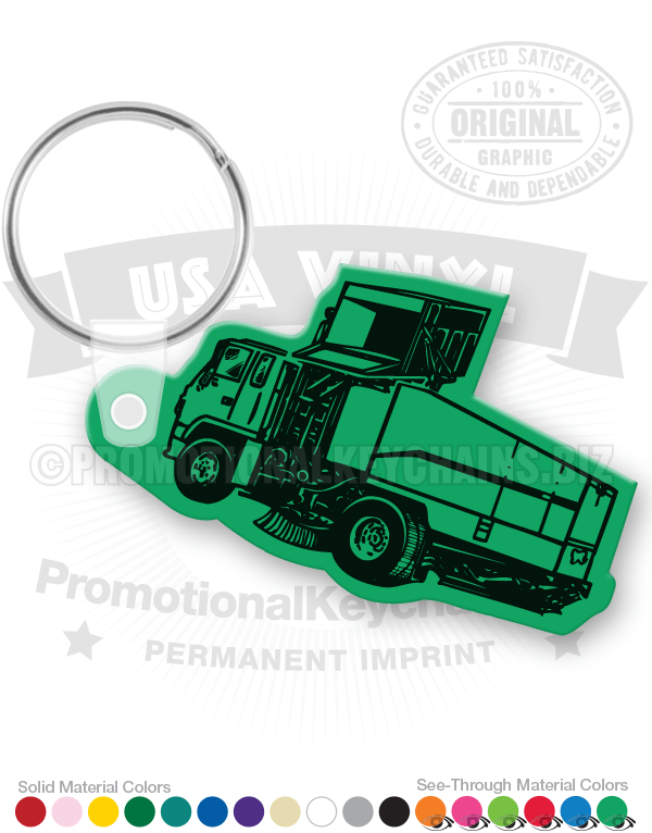 Street Sweeper Vinyl Keychain