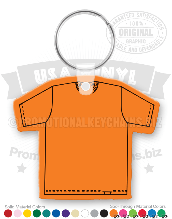 T-Shirt Vinyl Keychain