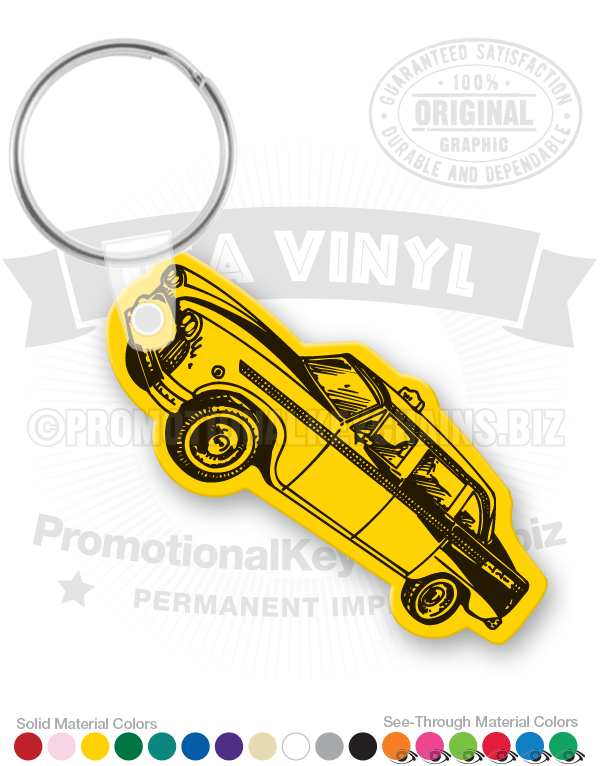 Vintage Taxi Vinyl Keychain PK4341