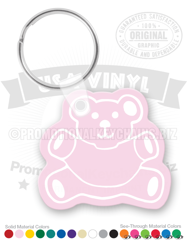 Teddy Bear Vinyl Keychain