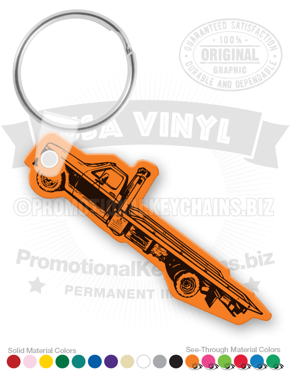 Tow Truck Vinyl Keychain PK4288