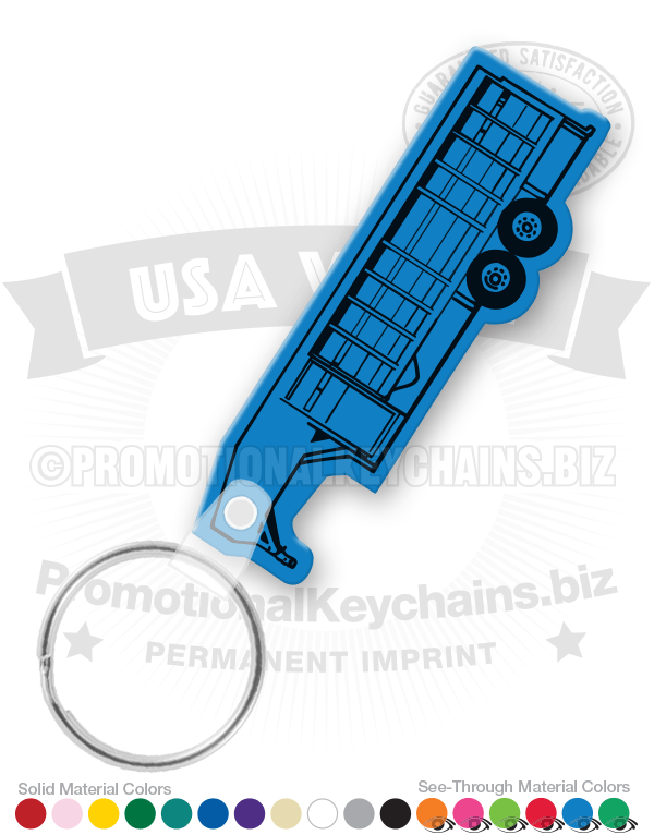 Trailer Vinyl Keychain