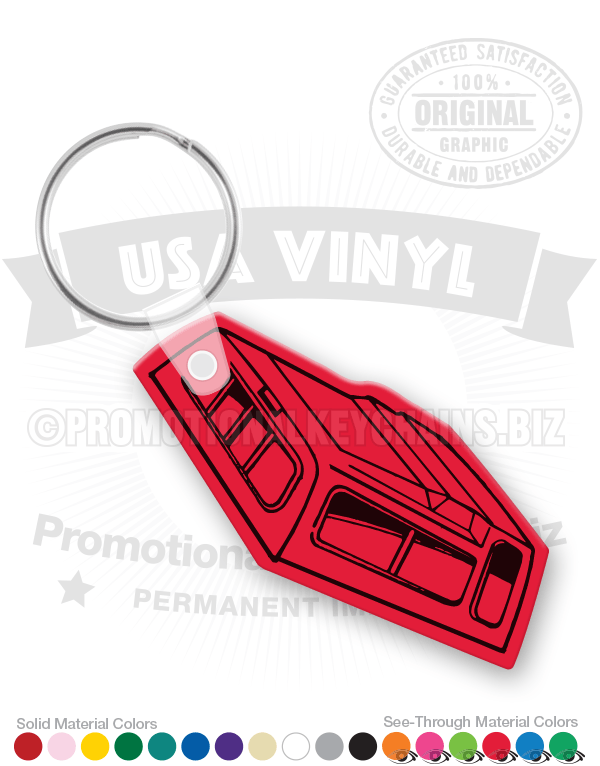 Truck Cap Vinyl Keychain