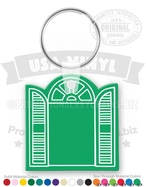 Window Vinyl Keychain