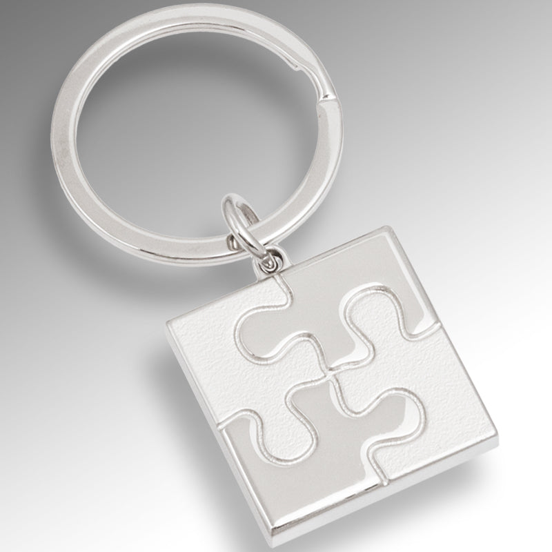 Promotional Keychains Metal Puzzle Piece