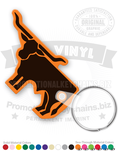Bull Steer Vinyl Keychain PK3163