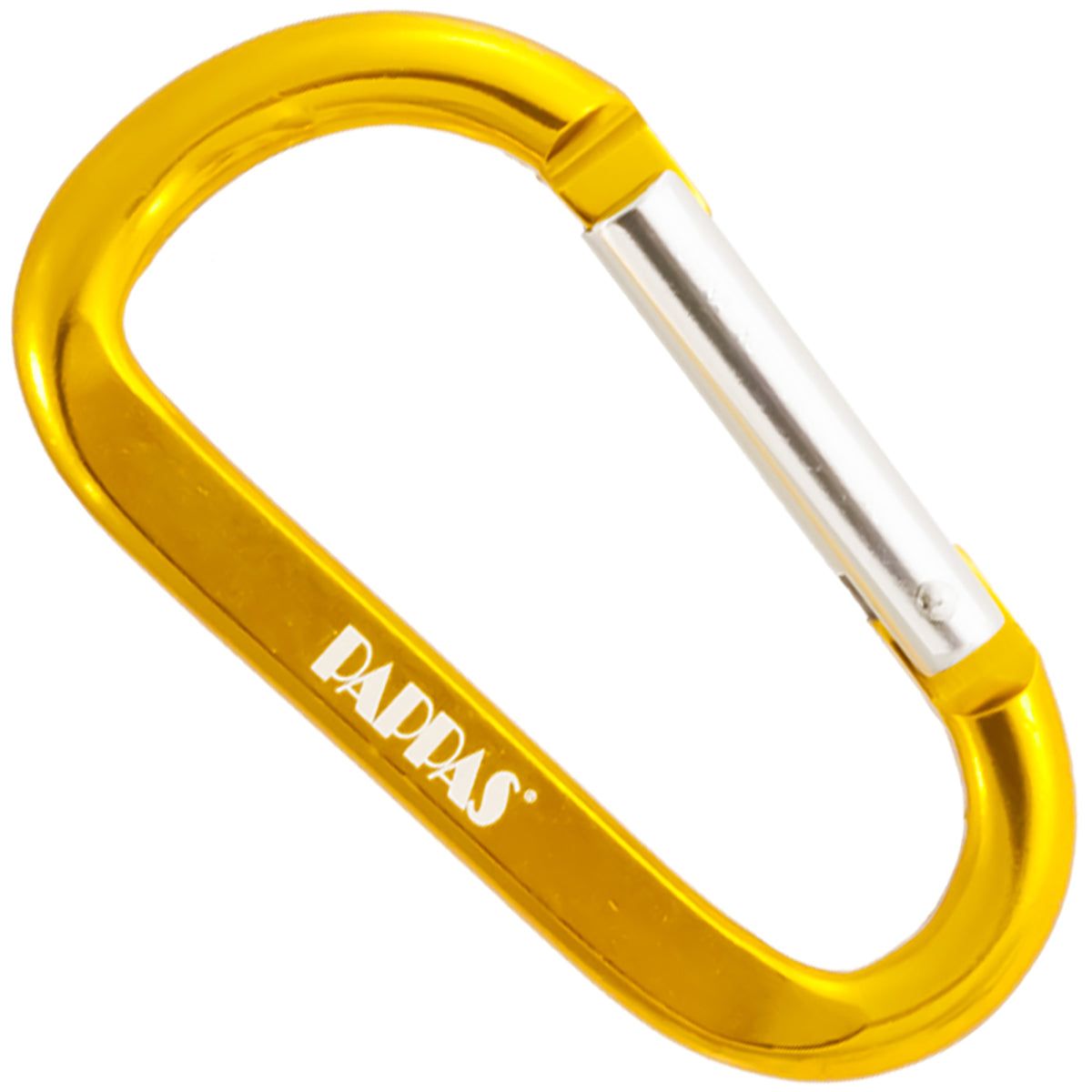 Gold color 80mm carabiner with  a customized engraving