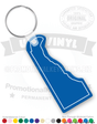 Delaware State Vinyl Keychain