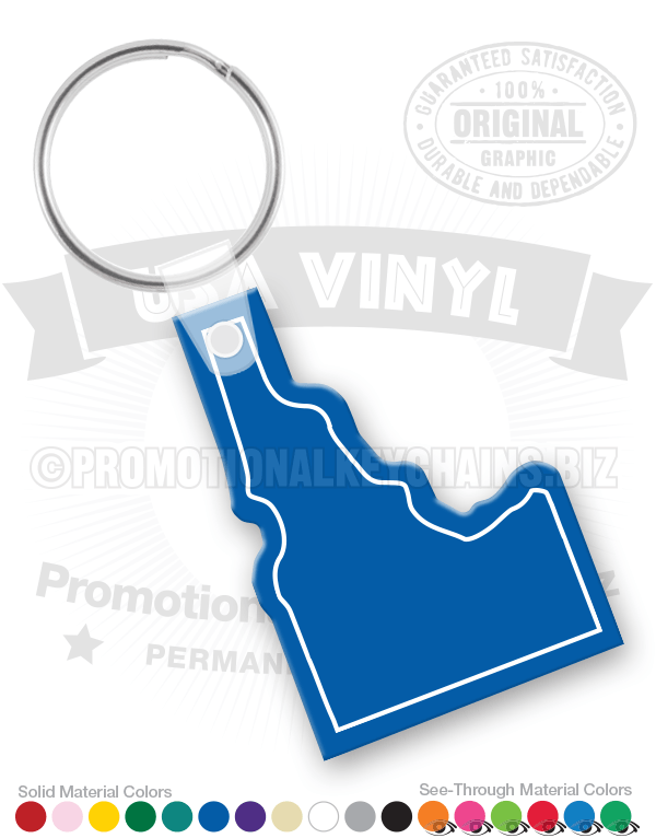 Idaho State Vinyl Keychain