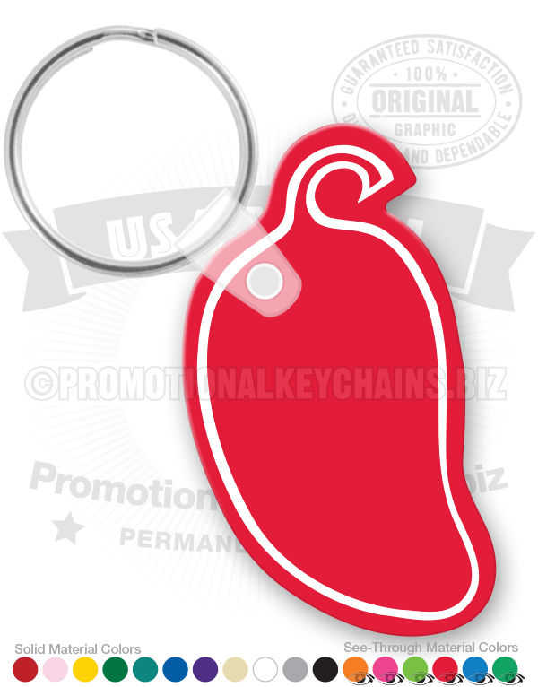 Pepper Vinyl Keychain
