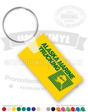 Rectangle Soft Vinyl Customized Keychains