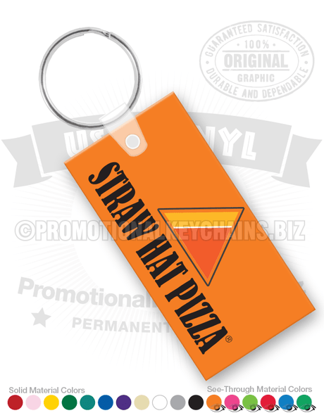 Rectangle Vinyl Keychain
