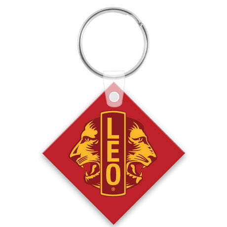 Square Vinyl Keychain