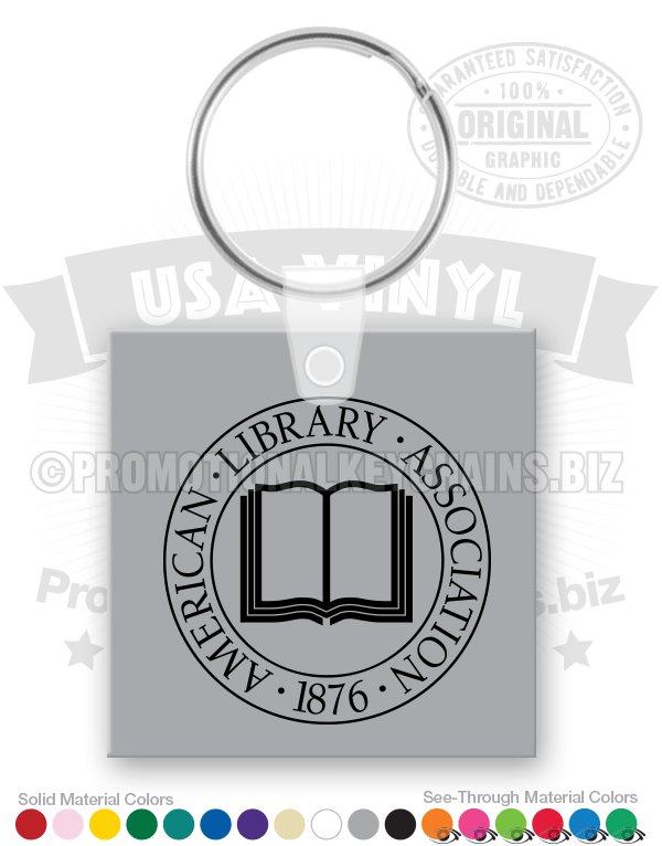 Square Vinyl Keychain