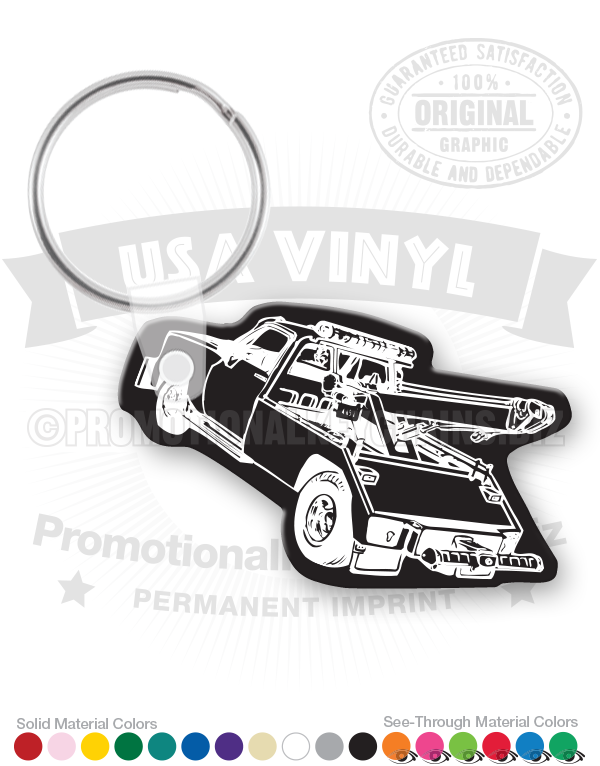 Tow Truck vinyl keychain PK4108