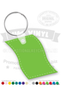 Waving Banner Vinyl Keychain