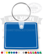 Wyoming State Vinyl Keychain