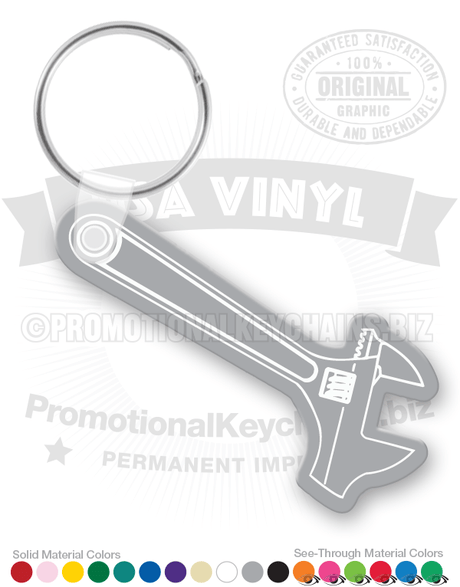 Adjustable Wrench Vinyl Keychain PK5902