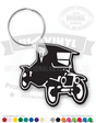 Antique Car Vinyl Keychain