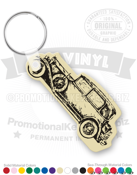 Antique Car Vinyl Keychain PK4571
