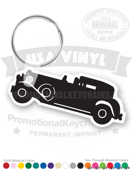 Antique Car Vinyl Keychain PK6051