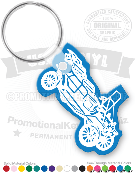 Antique Car Vinyl Keychain PK3067