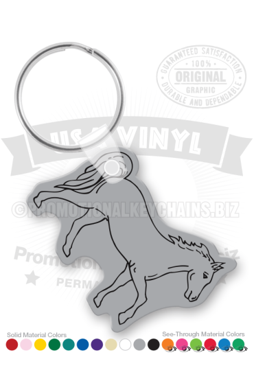 Arabian Horse Vinyl Keychain