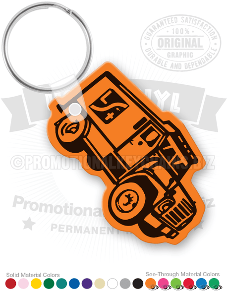 Armored Truck Vinyl Keychain PK7543