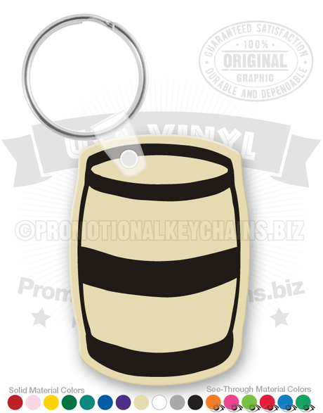 Barrel Vinyl Keychain PK5577
