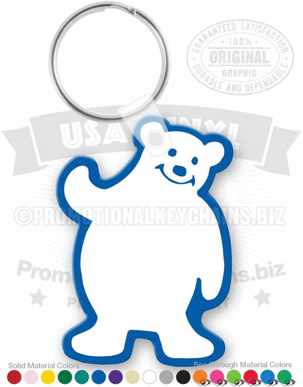 Bear Vinyl Keychain PK3208