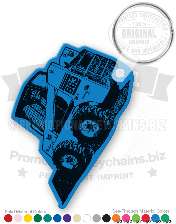 Bobcat 863 Loader Vinyl Keychain PK1676