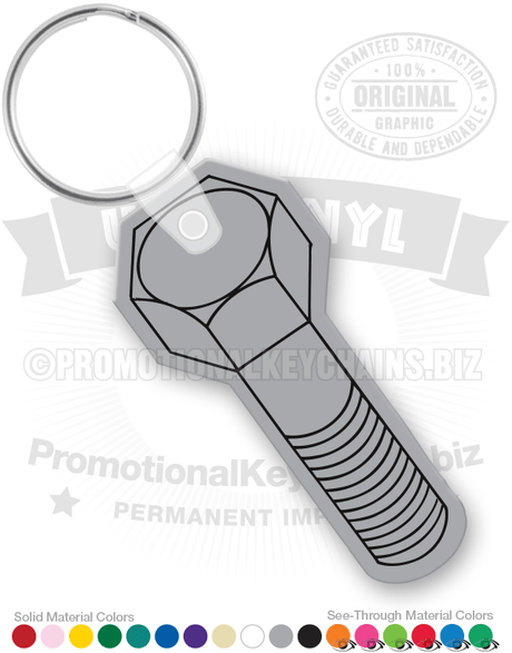 Bolt Vinyl Keychain PK1064