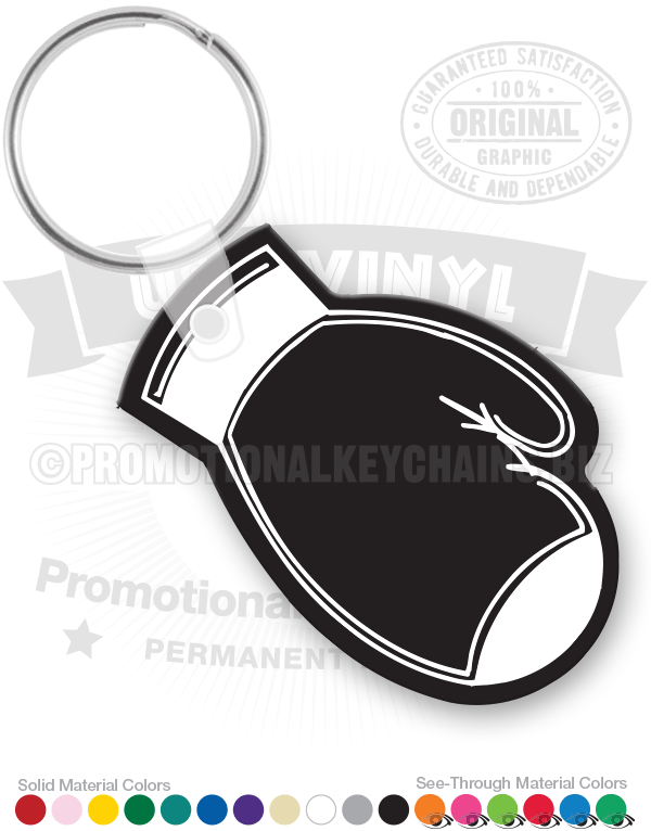 Boxing Glove Vinyl Keychain PK7761