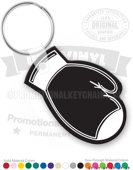 Boxing Glove Vinyl Keychain PK7761