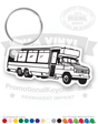Bus Metro Vinyl Keychain PK5843