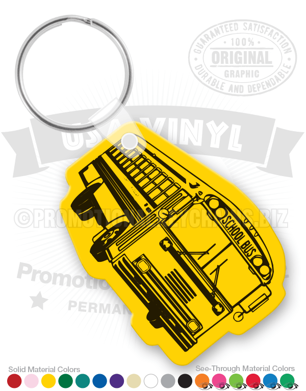 Bus Vinyl Keychain PK6785