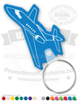 Business Jet Vinyl Keychain