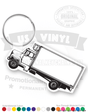 Cargo Truck Vinyl Keychain