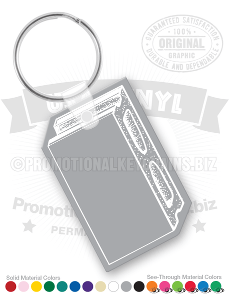 Cement Cinderblock Vinyl Keychain PK4464