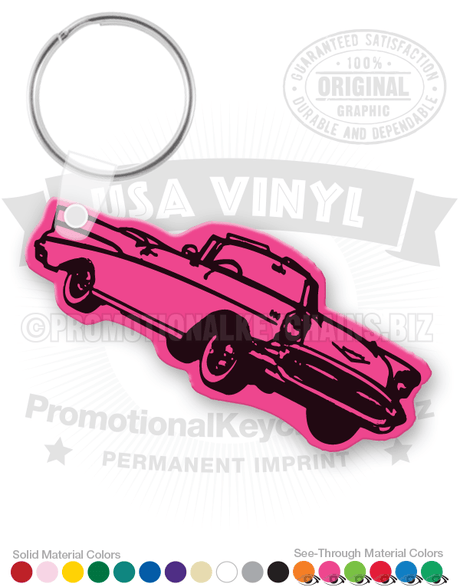 57 Chevy Car Vinyl Keychain PK4574